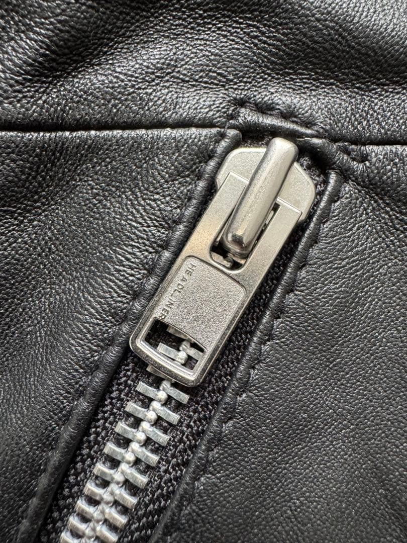 未使用品 HE A DL_INER フードレザー44 VANQUISH Y2K