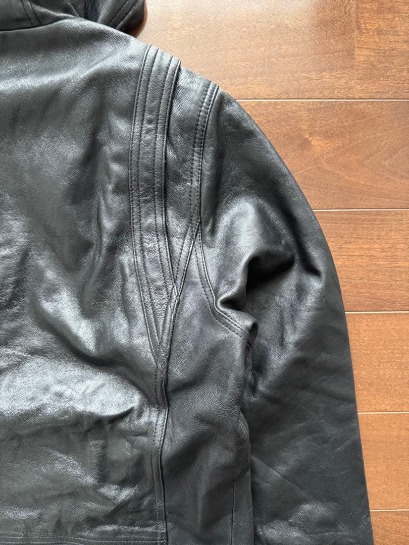 未使用品 HE A DL_INER フードレザー44 VANQUISH Y2K