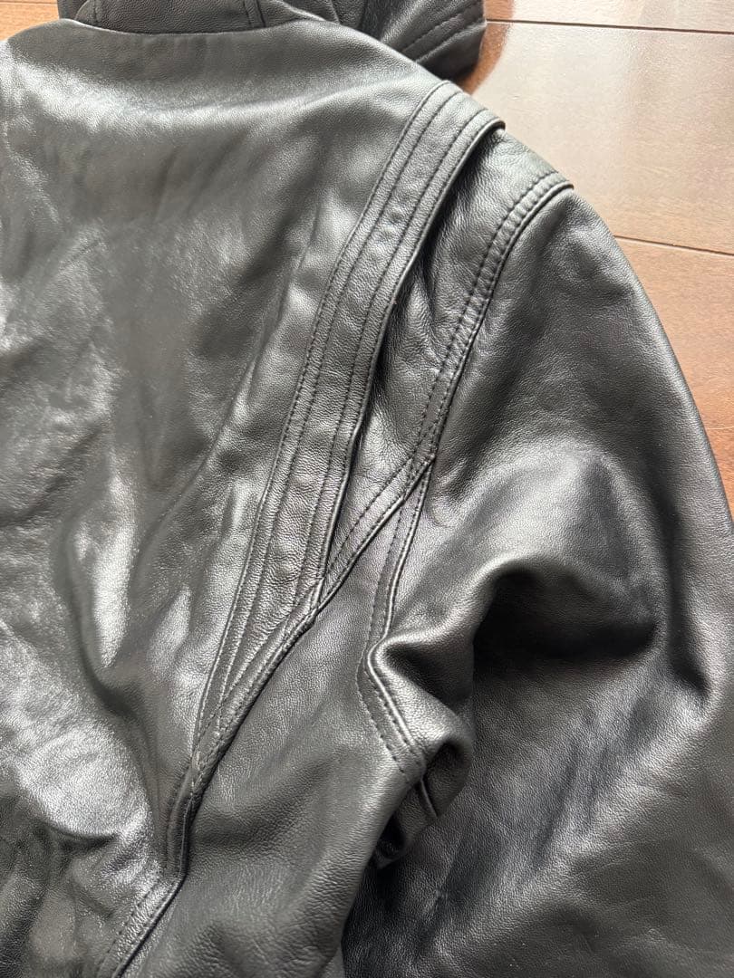 未使用品 HE A DL_INER フードレザー44 VANQUISH Y2K