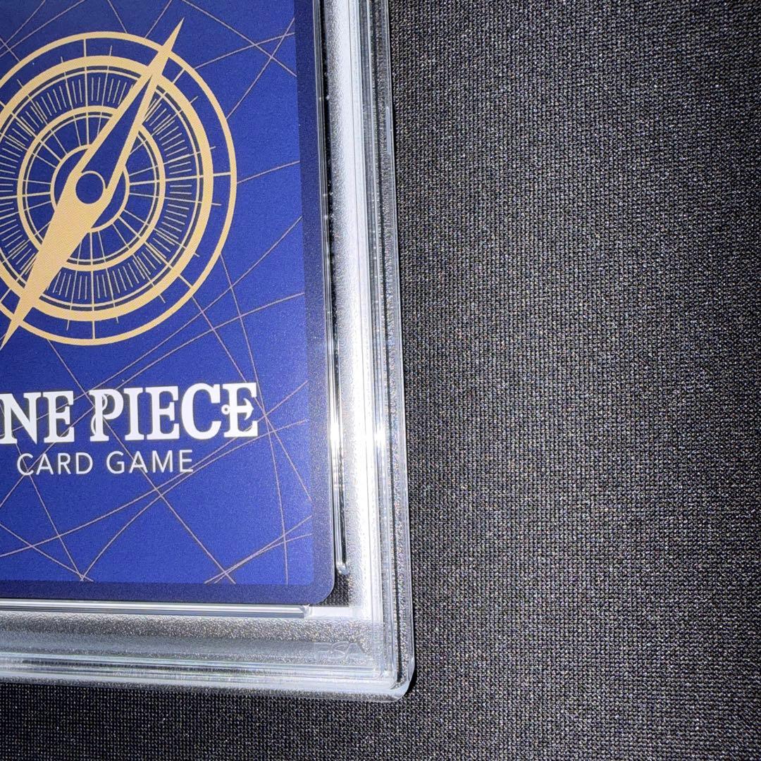 ワンピースカード モンキー・D・ルフィ モスバーガー P-080 psa10