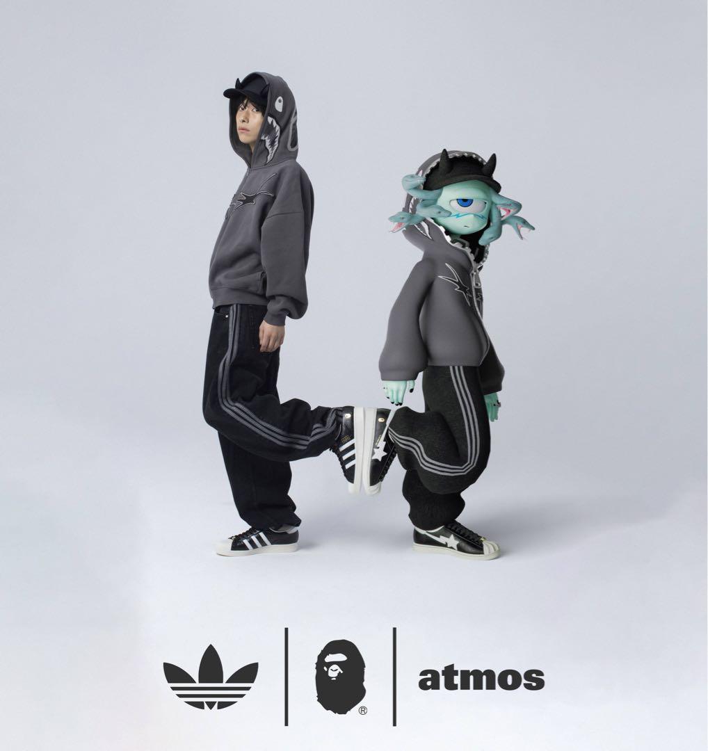 靴 adidas SUPERSTAR VINTAGE BAPE atmos 27.5