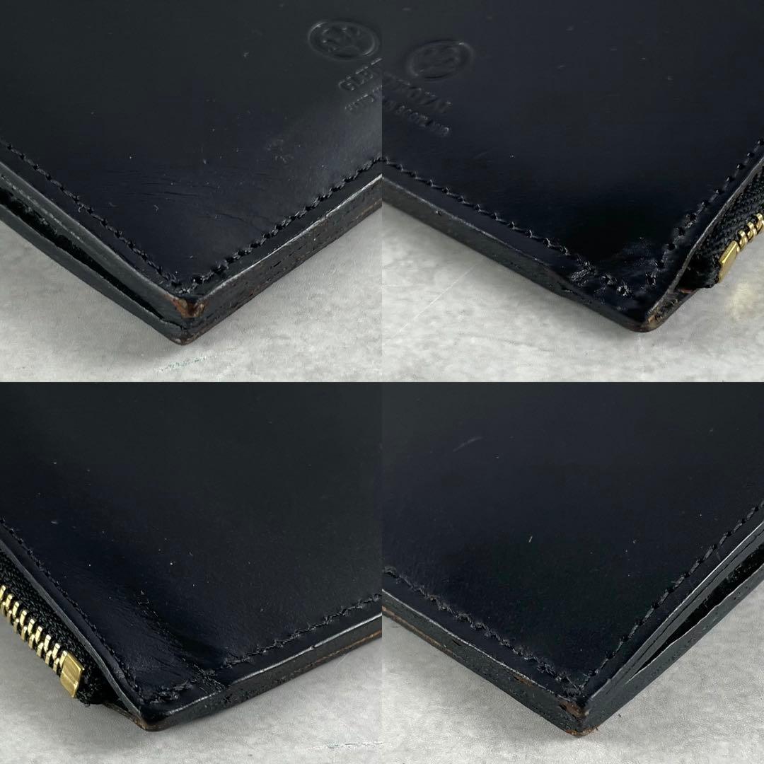 極美品✨ グレンロイヤル L字 ファスナー ケース カードケース ブラック