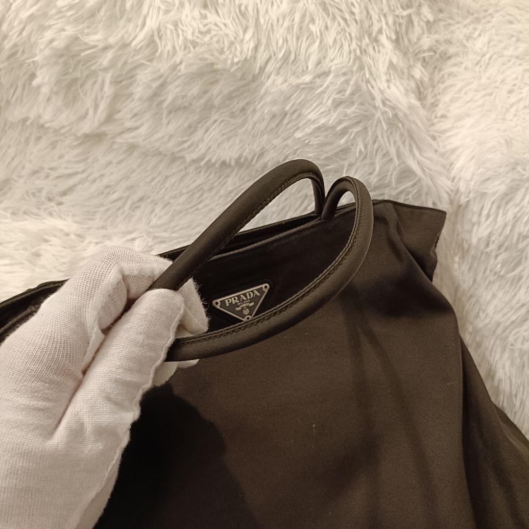 PRADA✨️　ハンドバック　黒　ブラック　三角ロゴ　ナイロン　テスート