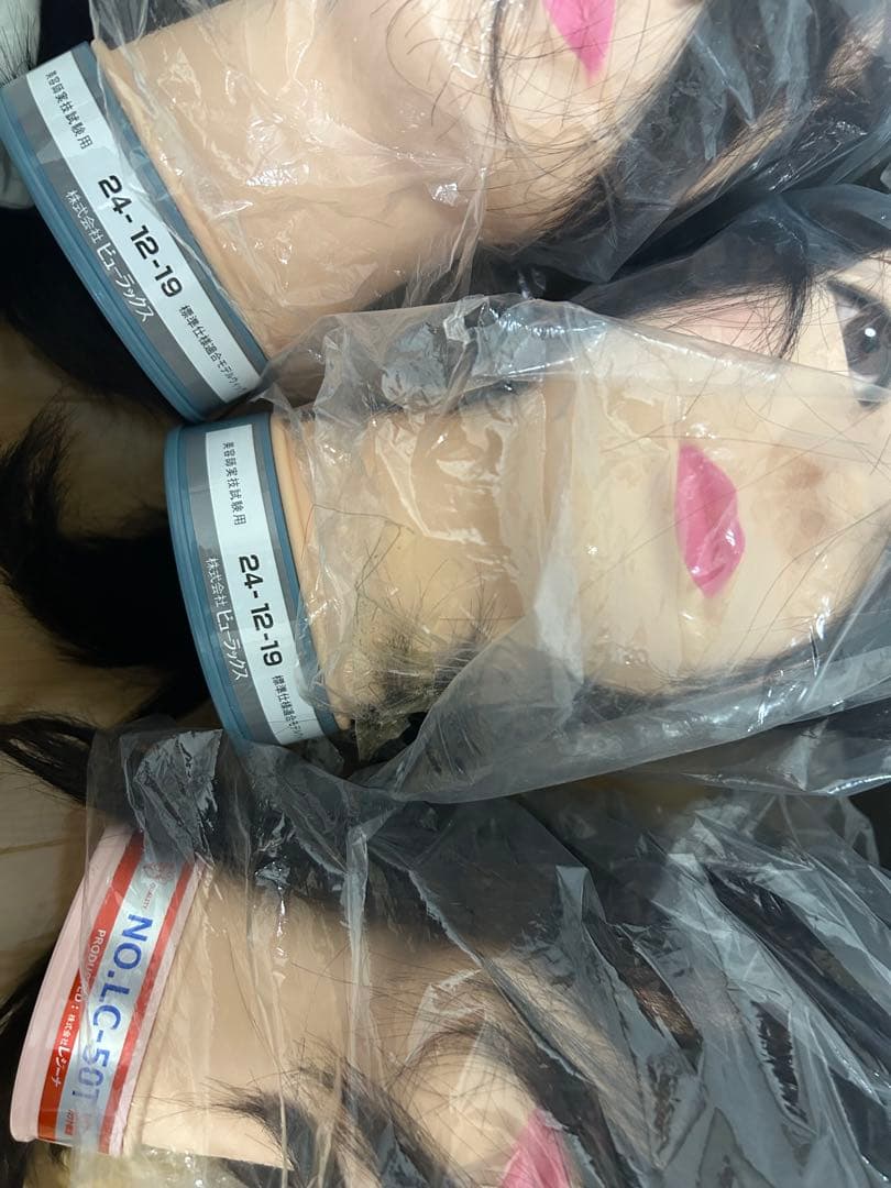 未来の美容師国試頑張れ！美容師　国家試験　カットウィッグ　未使用