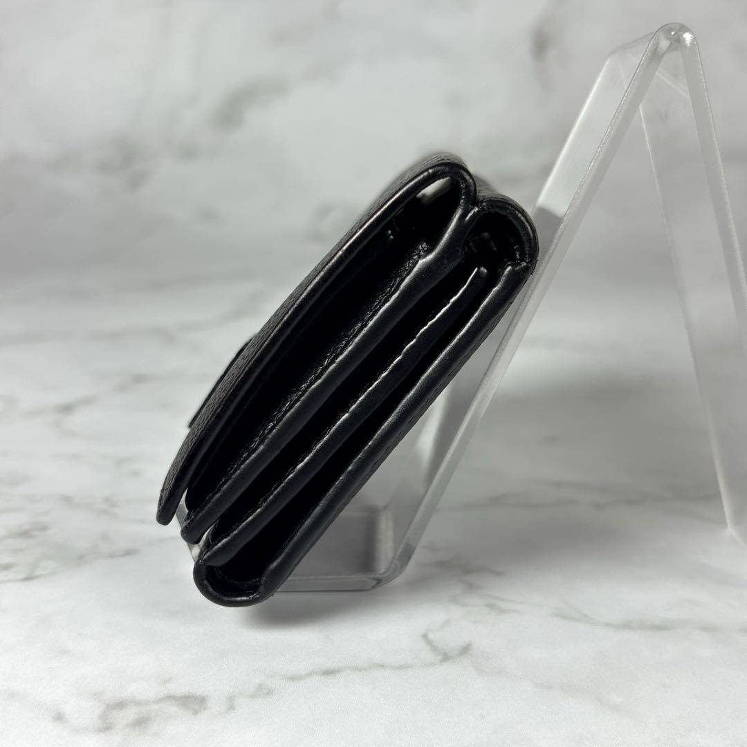 ロエベ　アナグラム　トライフォールドウォレット　Wホック　三つ折り　財布