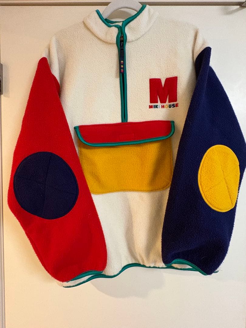 ヴィンテージ ミキハウス フリース ハーフジップ ラージ ヴィンテージ