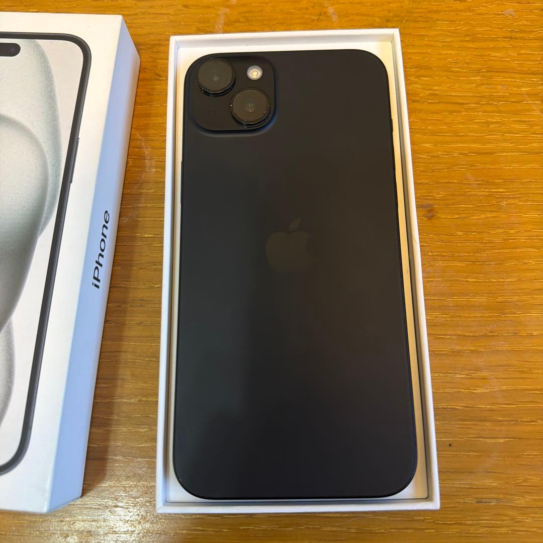 携帯電話本体 iphone 15 plus 128gb black