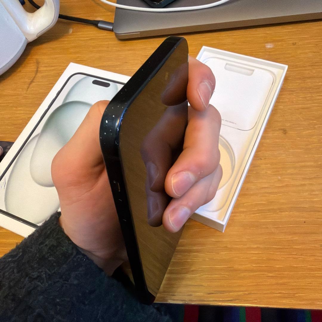 携帯電話本体 iphone 15 plus 128gb black