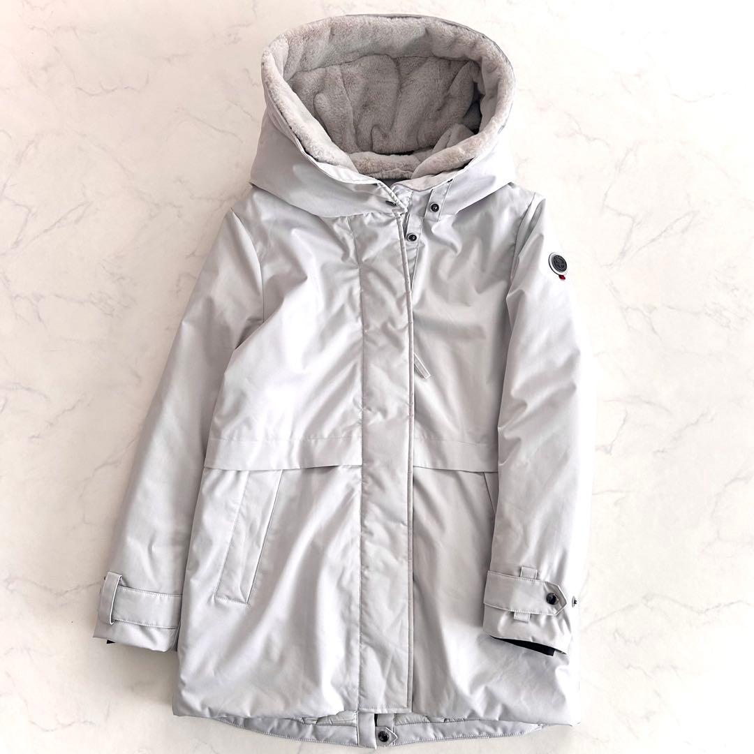 タグ付 ケープホーン エコダウンジャケット REMOTA ファー 42 グレー