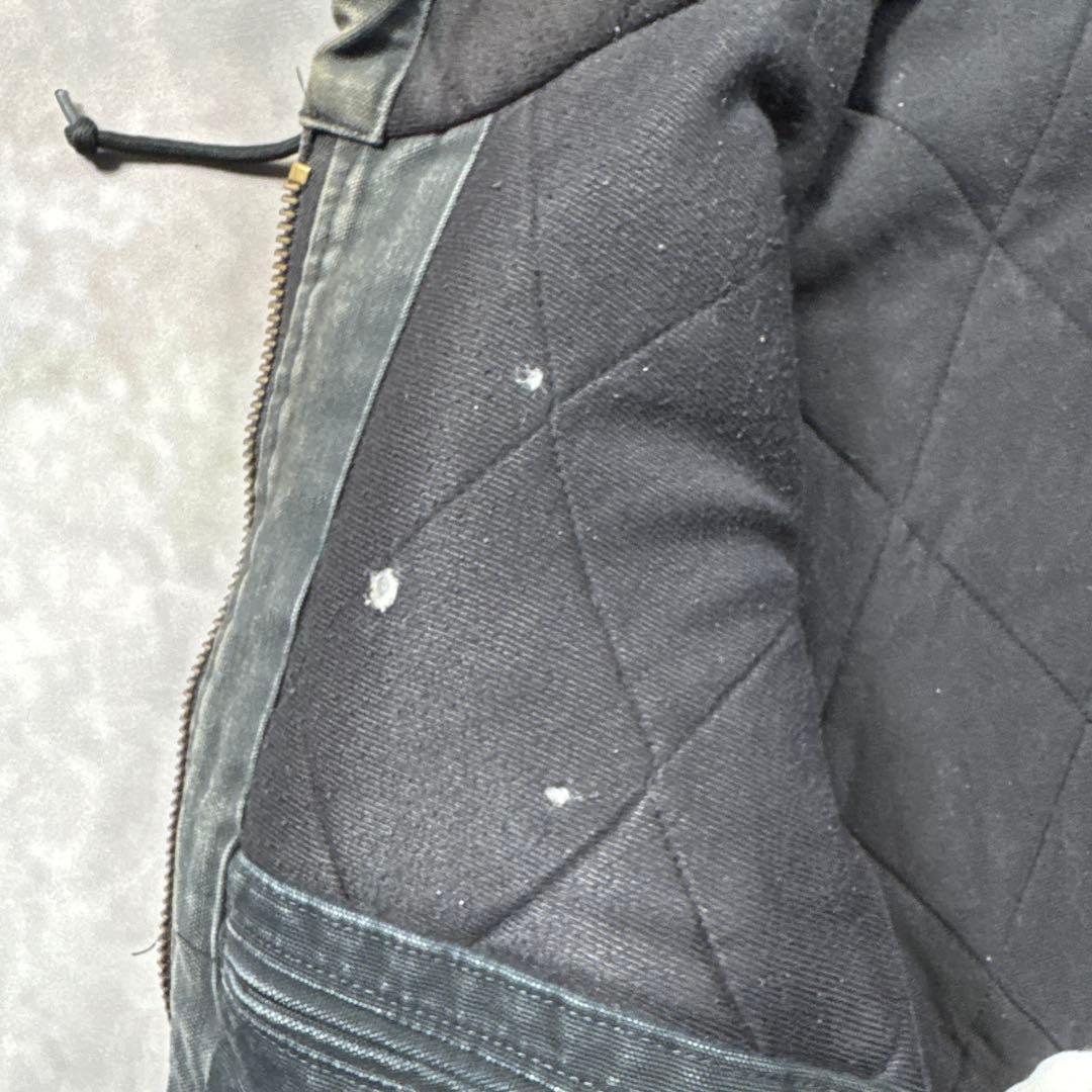 Carhartt古着USA製vintageアクティブジャケット黒フェードS58