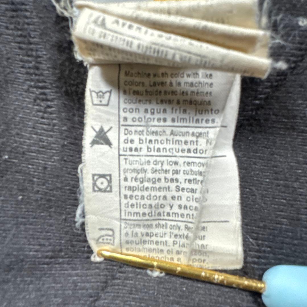 Carhartt古着USA製vintageアクティブジャケット黒フェードS58