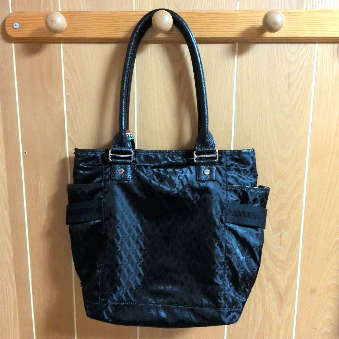【お値下げ不可】オロビアンコ　トートバッグ　ブラック【目立った傷や汚れなし】