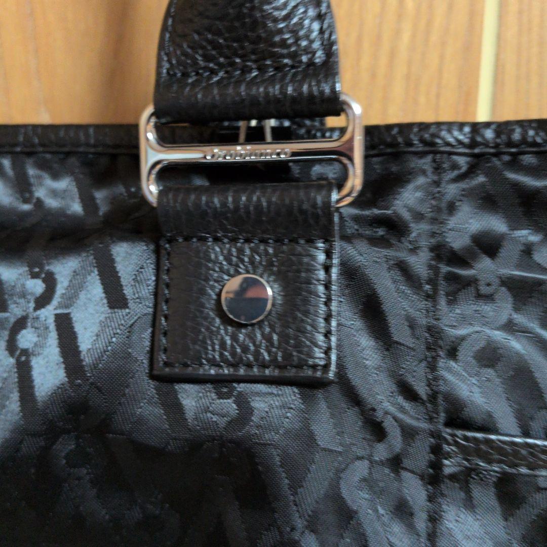 【お値下げ不可】オロビアンコ　トートバッグ　ブラック【目立った傷や汚れなし】