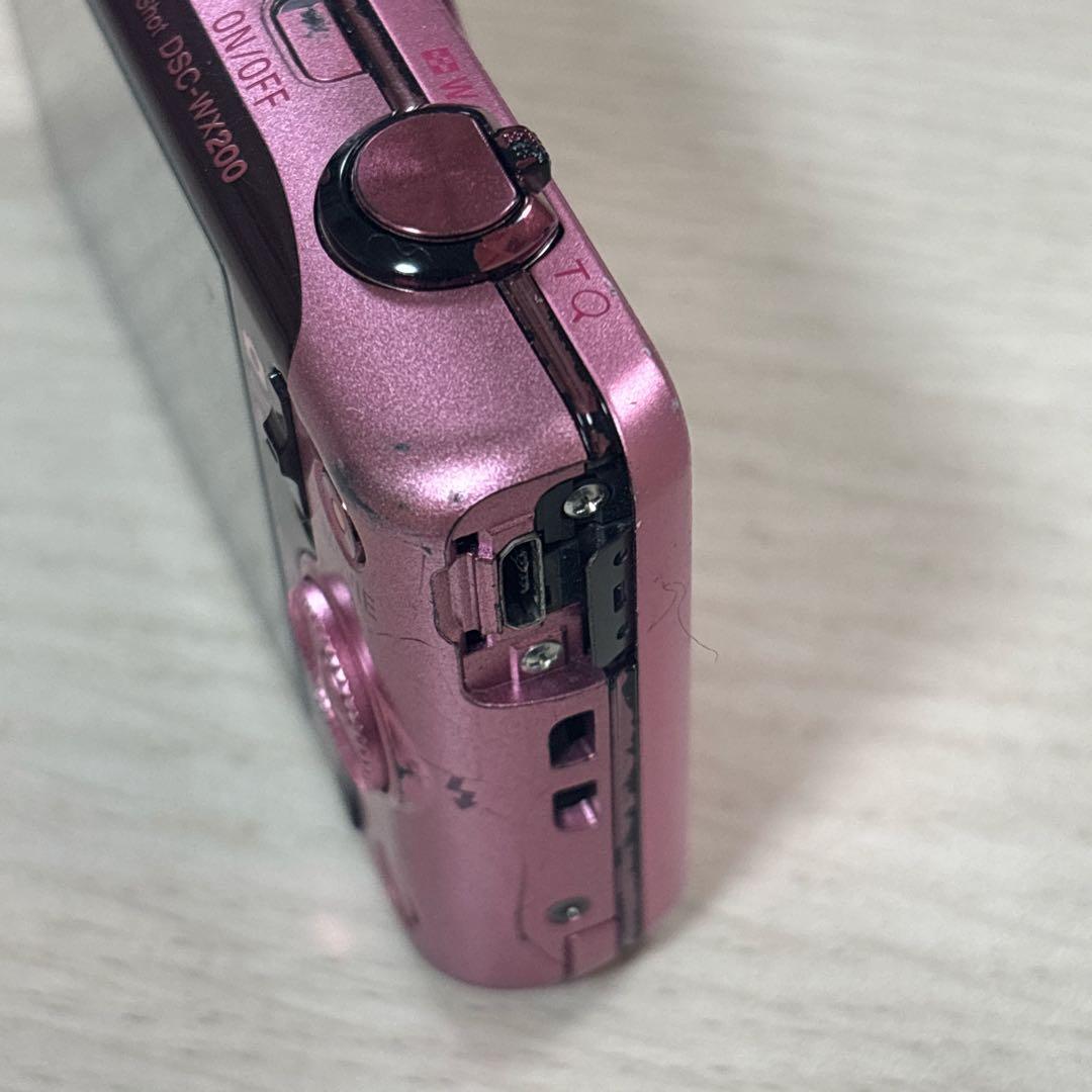 【動作確認済】Sony サイバーショットDSC-WX200 ピンク