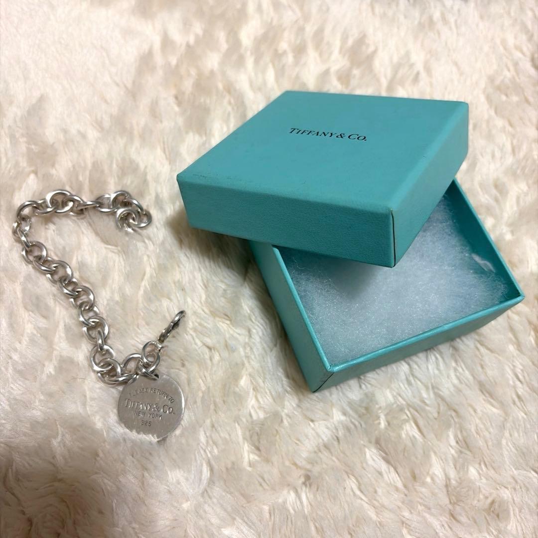 TIFFANY リターントゥ ラウンドタグ チェーンブレスレット　ティファニー