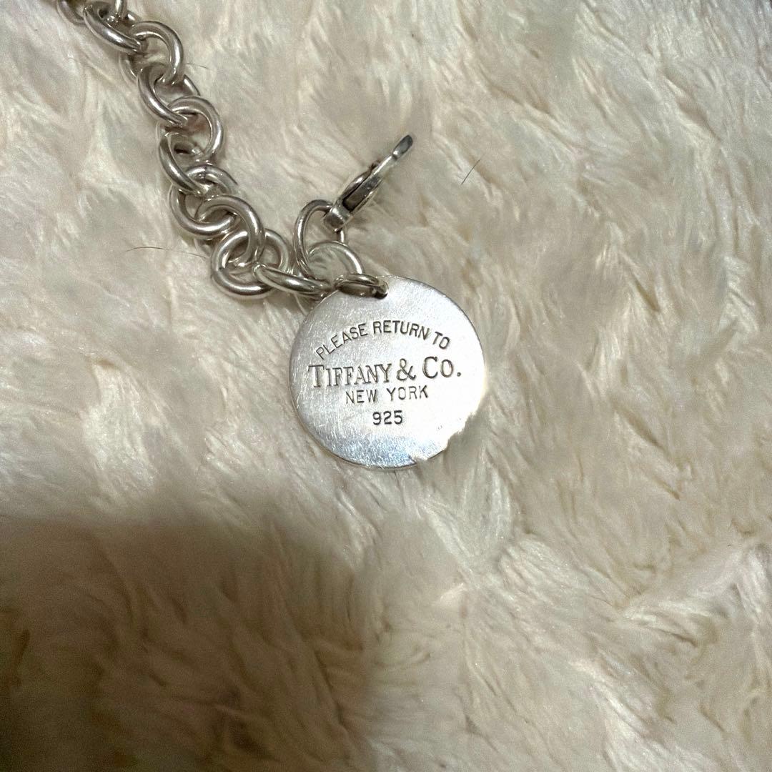 TIFFANY リターントゥ ラウンドタグ チェーンブレスレット　ティファニー