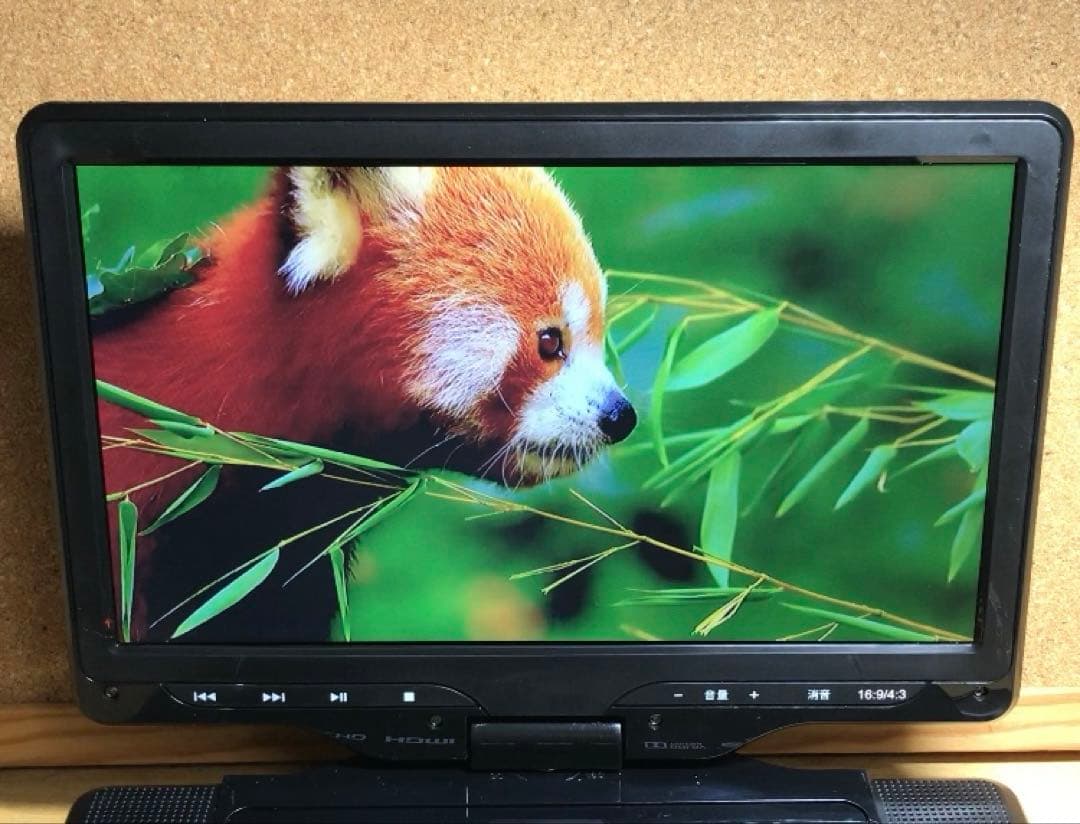 Avox 10インチ リモコン付き ポータブルDVD・BD・ブルーレイプレーヤー