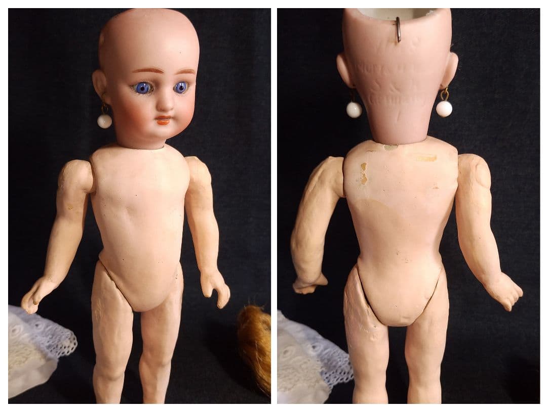 ⭐S2 　アンティークドール　ミニョネット　かわいいシモン・ハルビック　S＆H⭐