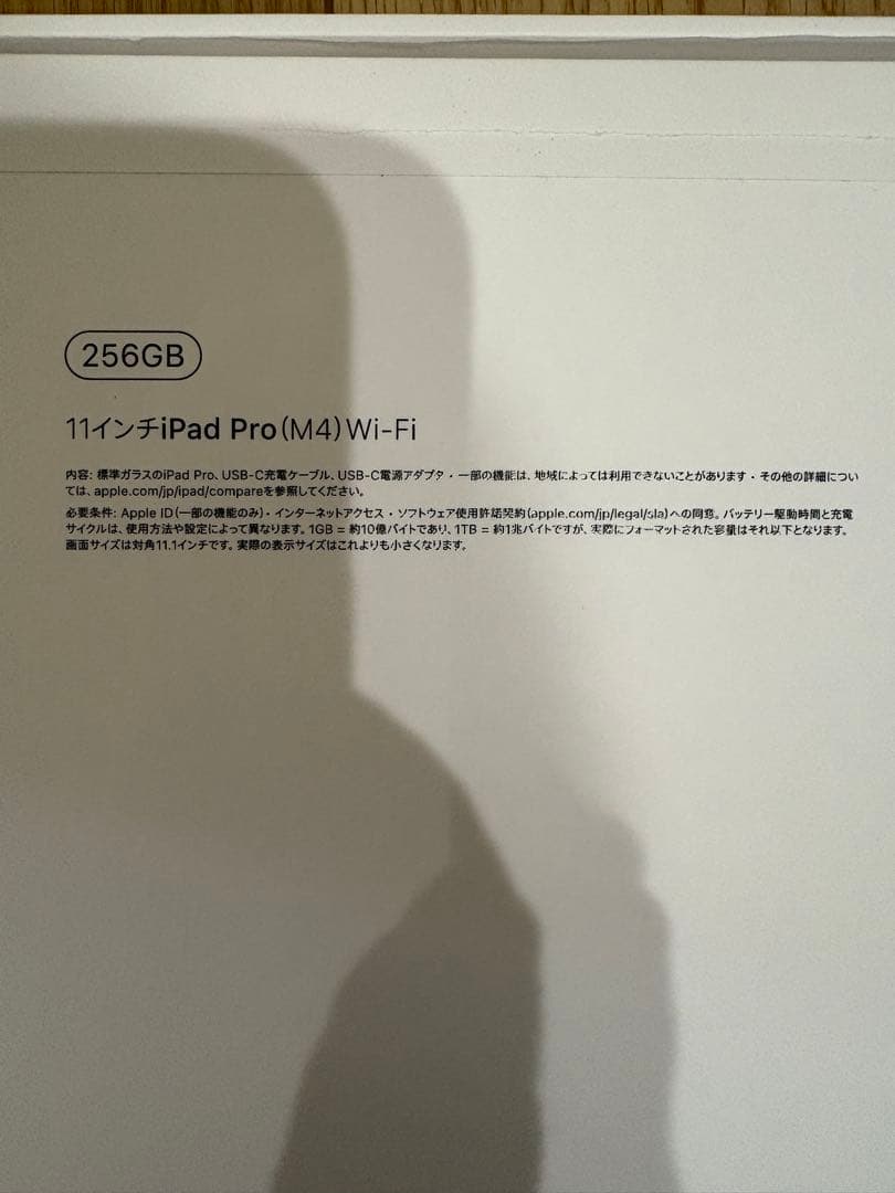 iPad Pro (M4) 11インチ 256GB + Wi-Fiモデル