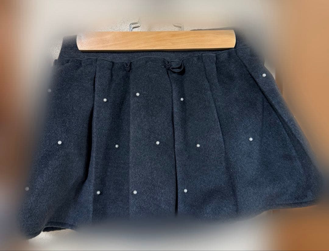 ANDWANG Hoodie docking jacket＆ skirt 上下