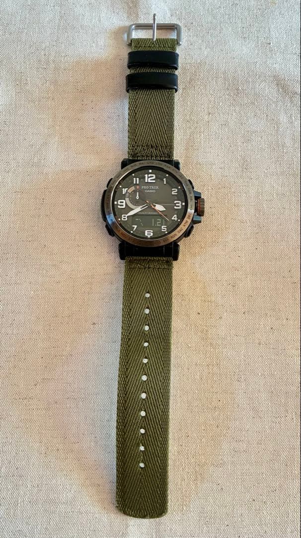 PRO TREK PRW-6600YB ソーラー腕時計　CASIO 稼働確認済