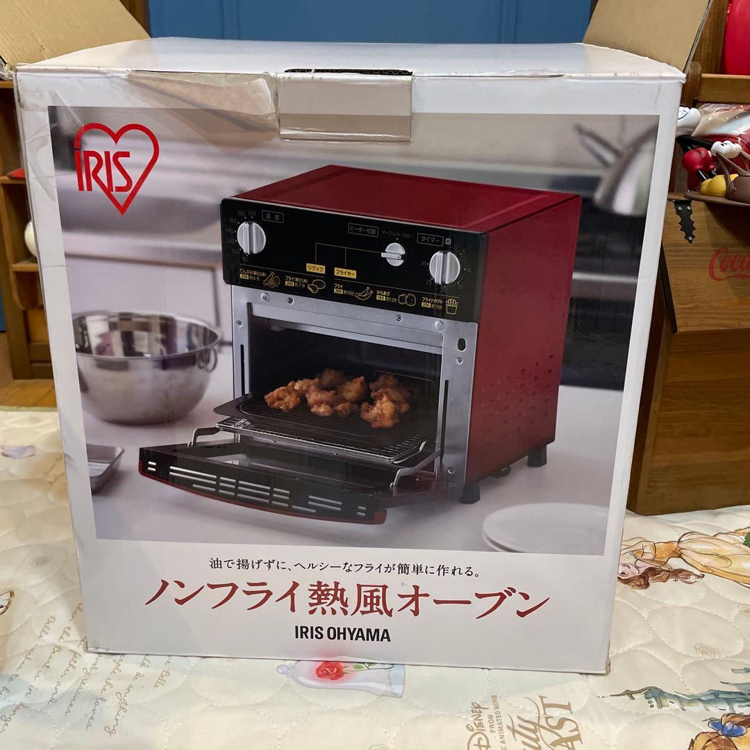 メ*7様 アイリスオーヤマ　ノンフライ熱風オーブン　未使用品　2015年