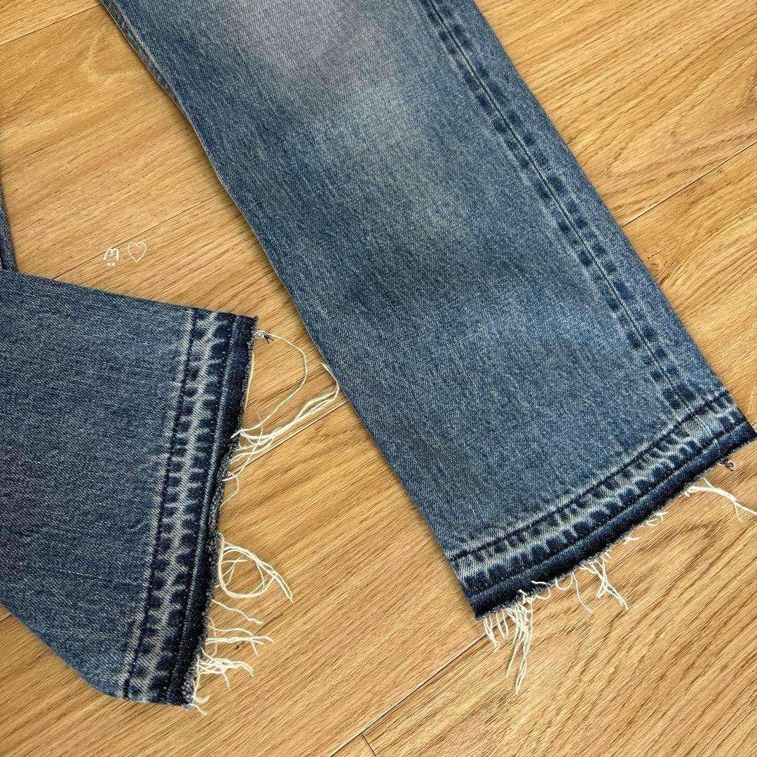 Drawerドゥロワー　ブリーチ5ポケットデニムパンツ34　ネイビー　定番現行品