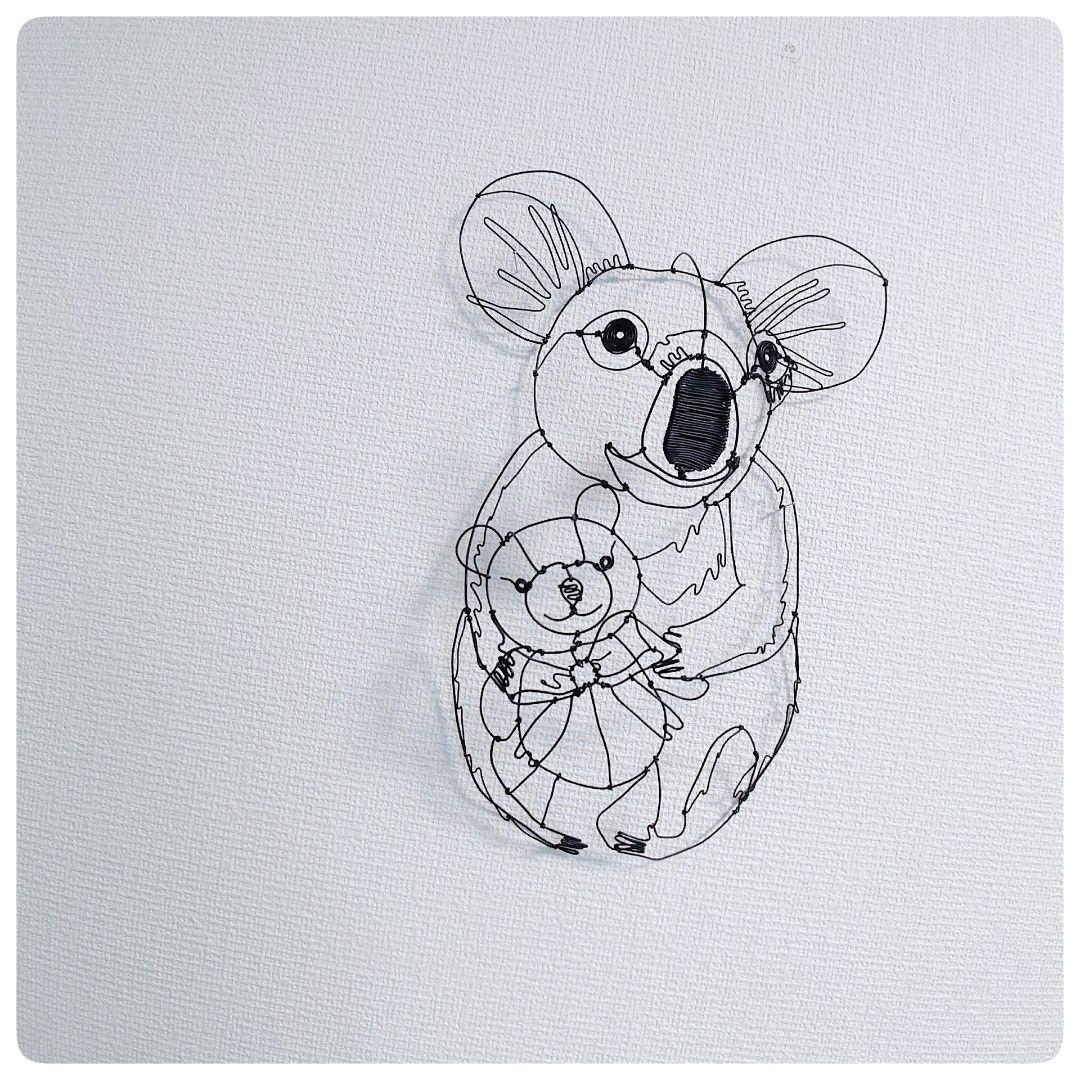 ワイヤーアート　コアラちゃん