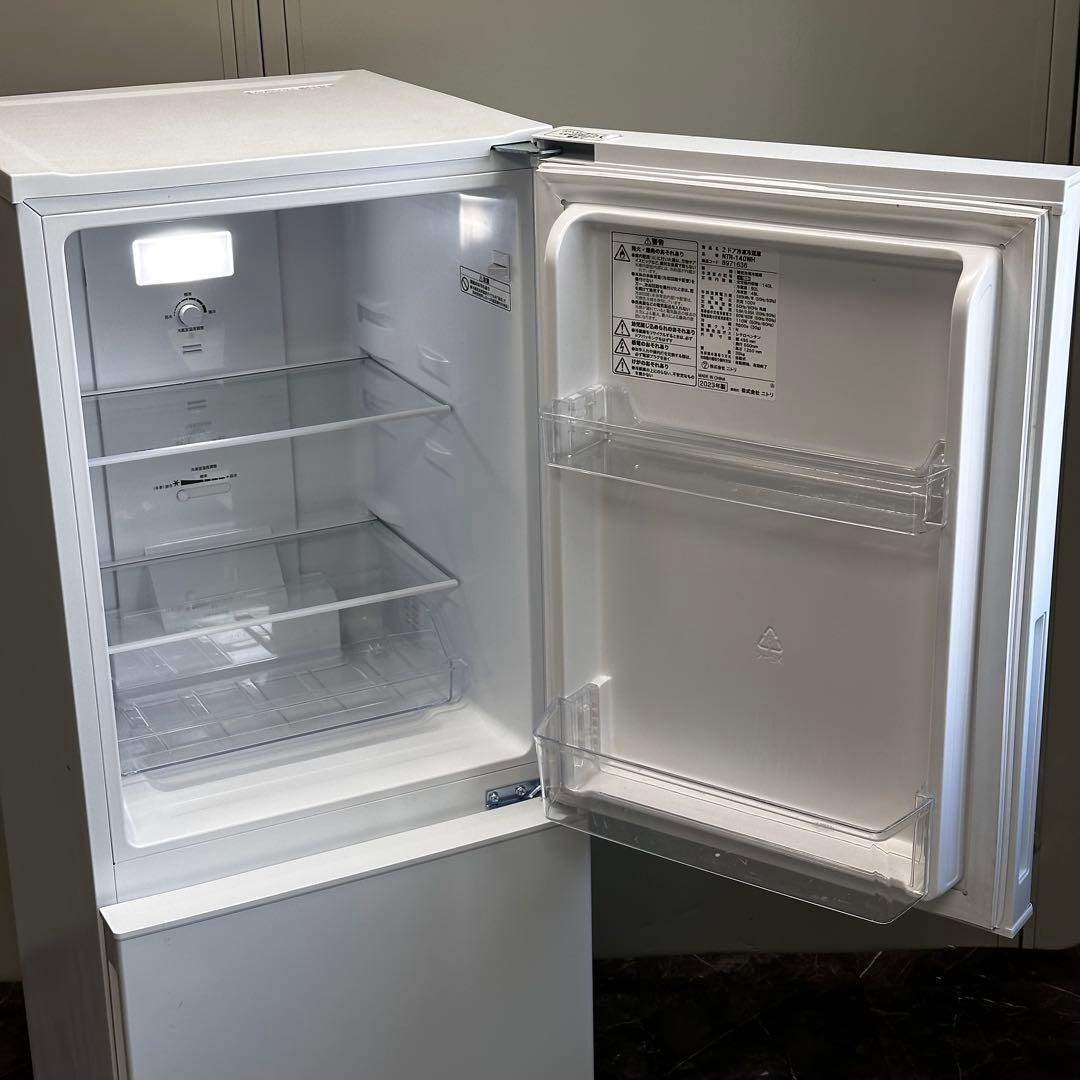 ◯送料込！設置対応◎2023ニトリ 140L NTR-140WH