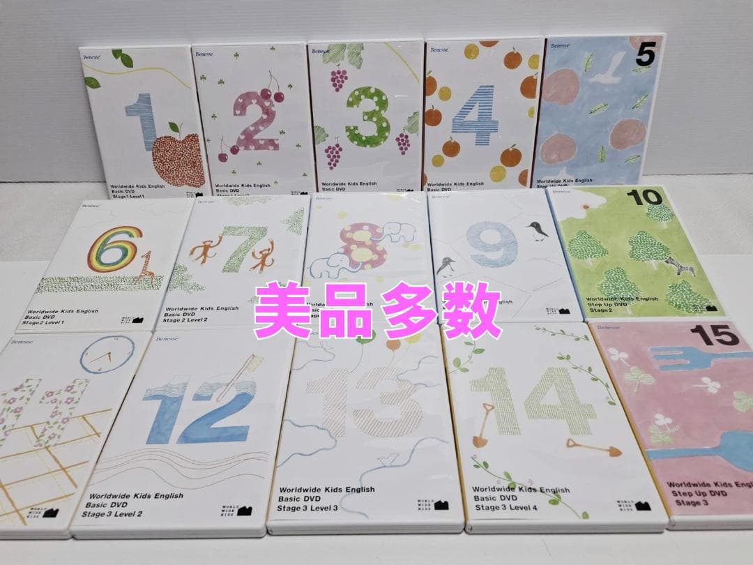 WWK ワールドワイドキッズ フォニックス付 Stage1~6 2018年DVD