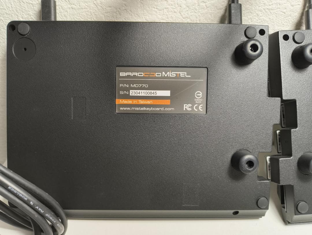 MISTEL Barocco MD770 静音赤軸・日本語配列