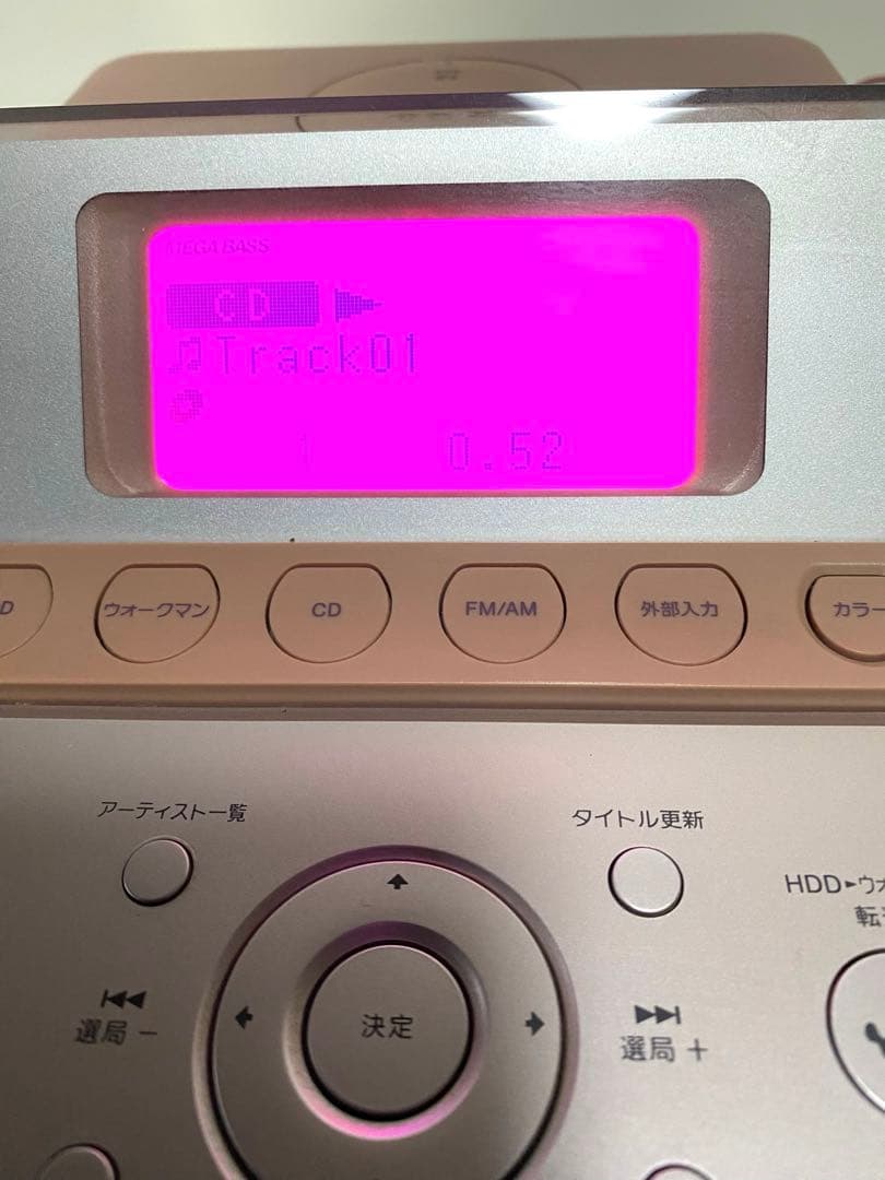 SONY HDD搭載 オーディオシステム HCD-E300HDピンク ソニー