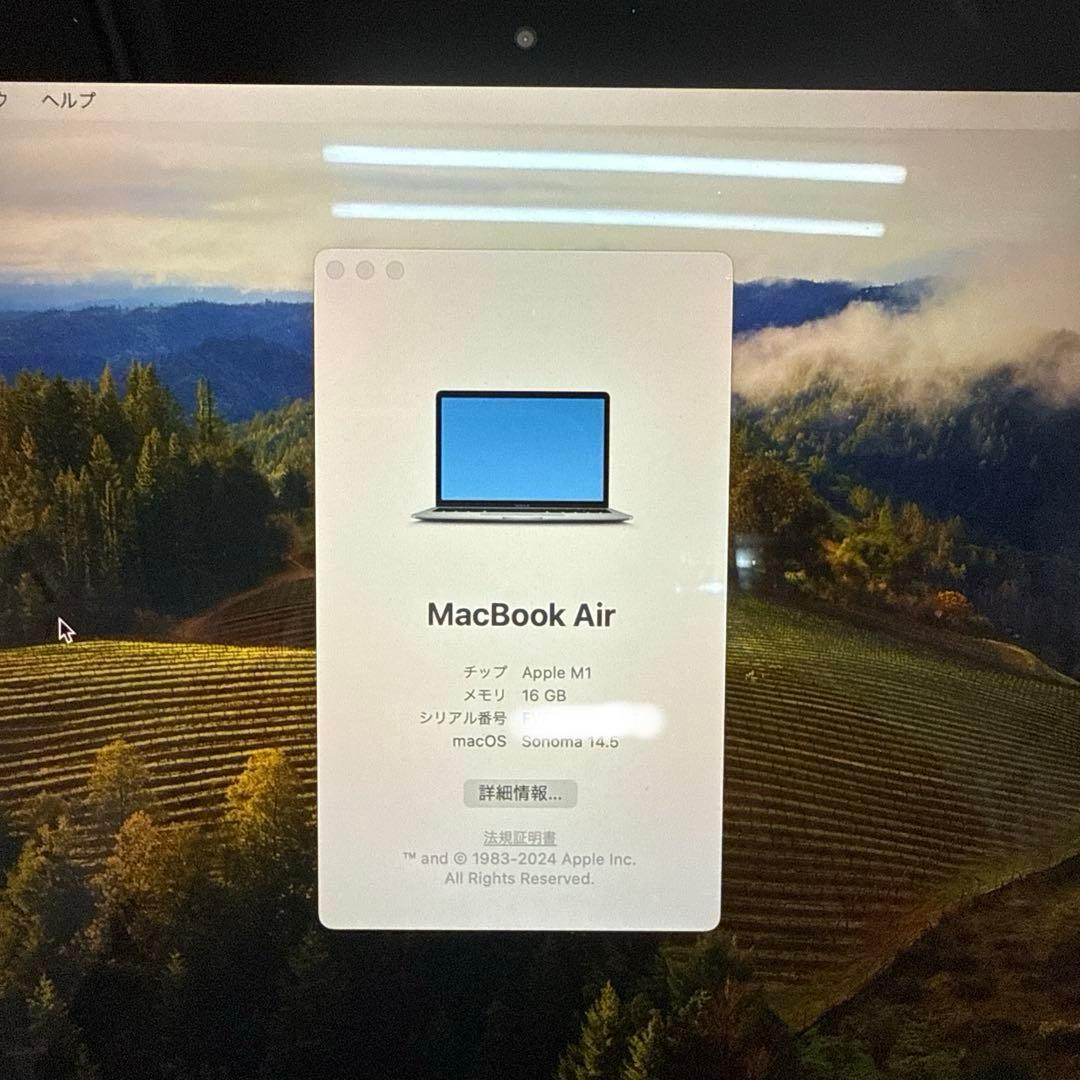 か*！様 Apple MacBook Air 13インチM1 16GB/1Tスペ