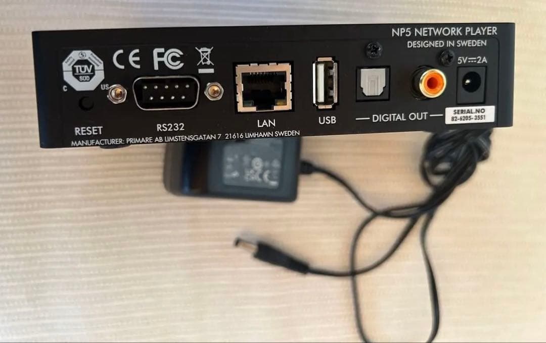 SWEDEN製NP5 MK2ストリーマー(Apple Music等）新品同様