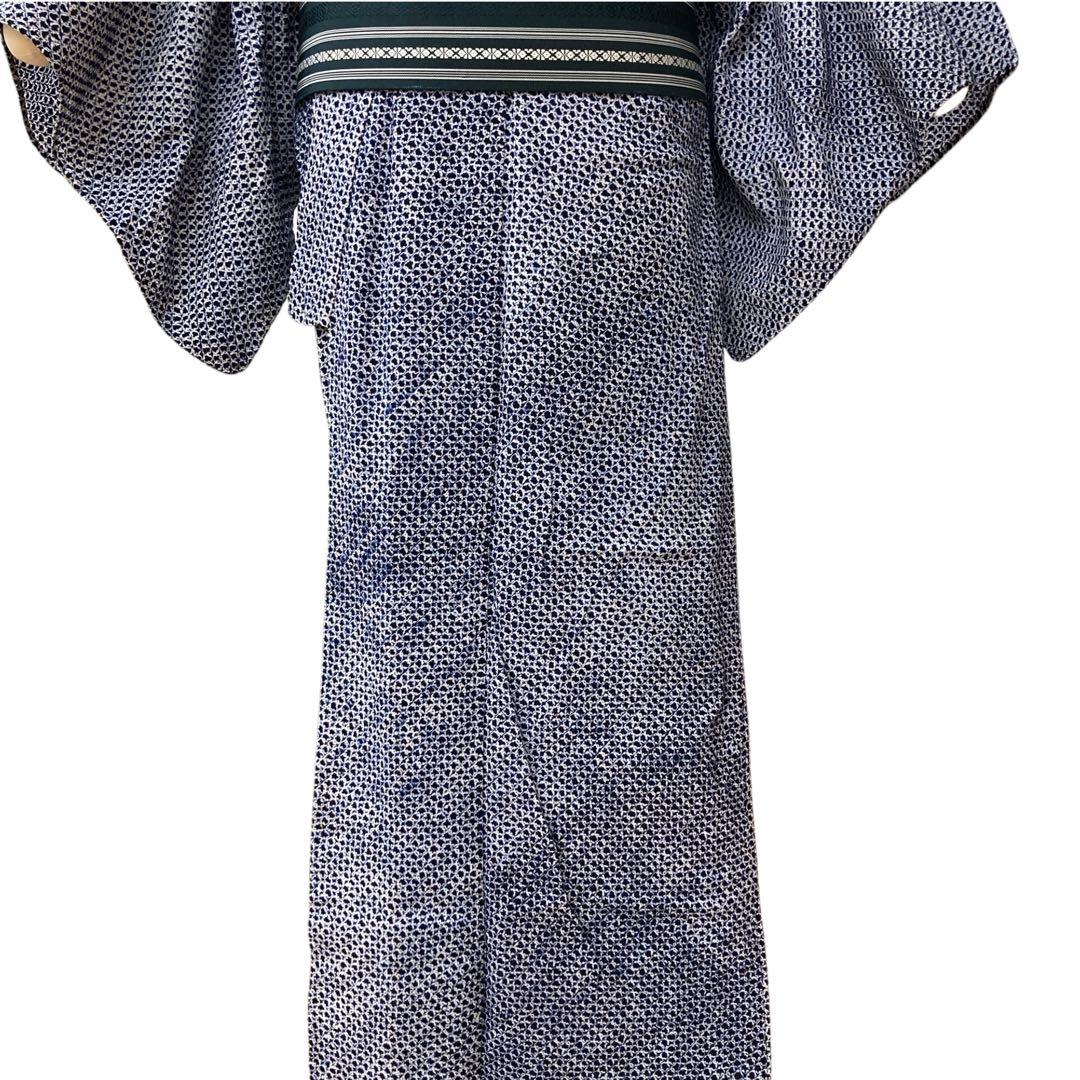 ◎mk-1309　男性用　有松鳴海　絞り浴衣　有松絞り　浴衣　7-11