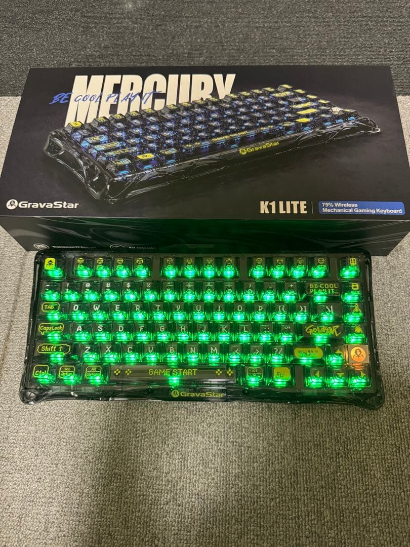 GravaStar Mercury K1 LITE メカニカルキーボード美品