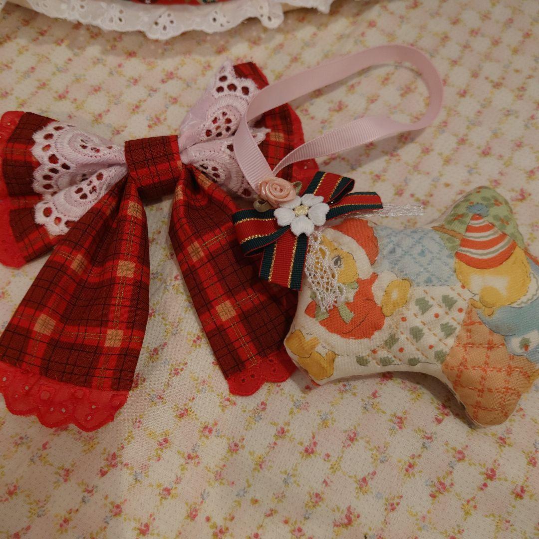 ご予約完成　メリーボンボンクリスマス　大きめバッグ