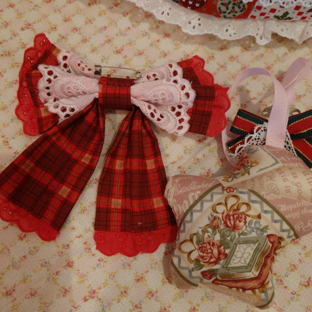 ご予約完成　メリーボンボンクリスマス　大きめバッグ