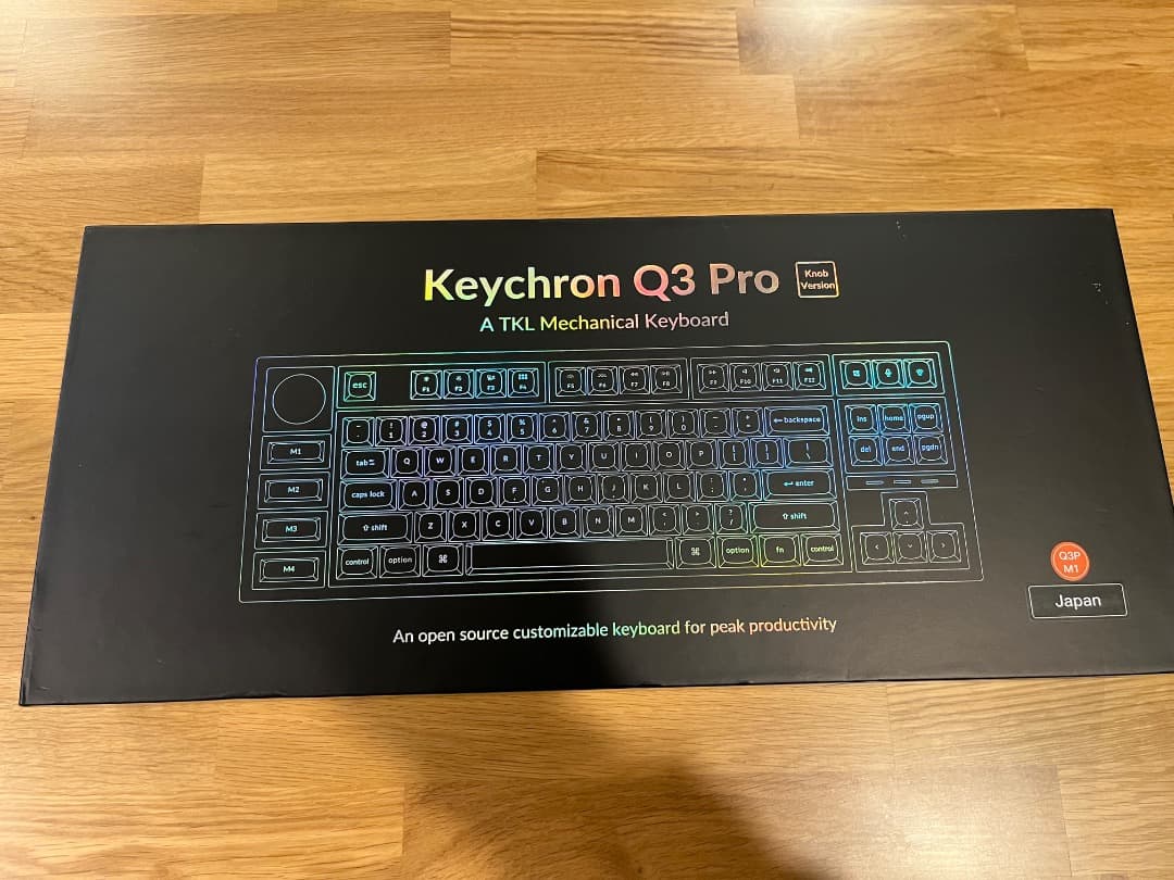 Keychron Q3 Pro SE（US配列・赤軸・カーボンブラック）