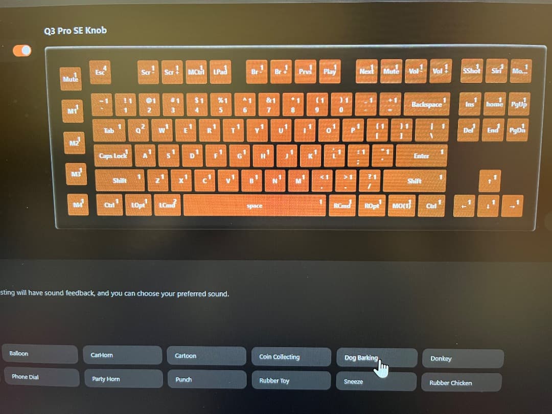 Keychron Q3 Pro SE（US配列・赤軸・カーボンブラック）