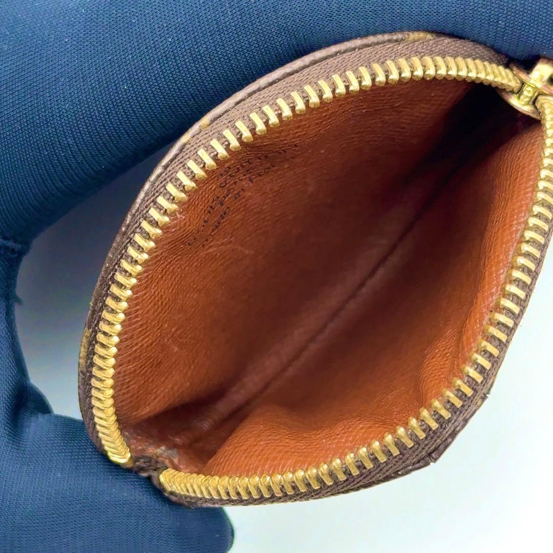 【極美品】ルイヴィトン モノグラム ポルトモネ ロン ケース 丸型 小銭