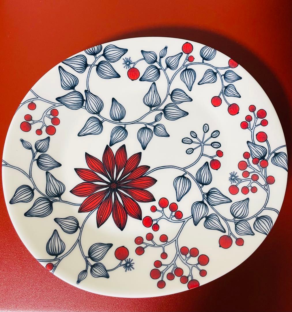 【希少】アラビア　ルノ オーバルプレート フロストベリー×2枚