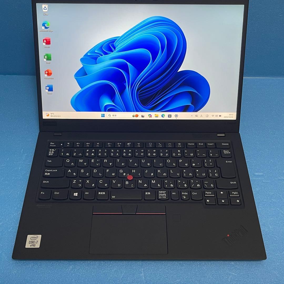 ThinkPad X1 Carbon Core i7 ほぼ未使用|タッチパネル