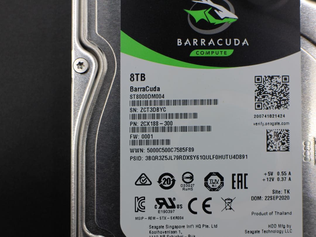 SEAGATE HDD 8TB ST8000DM004 ハードディスク 13