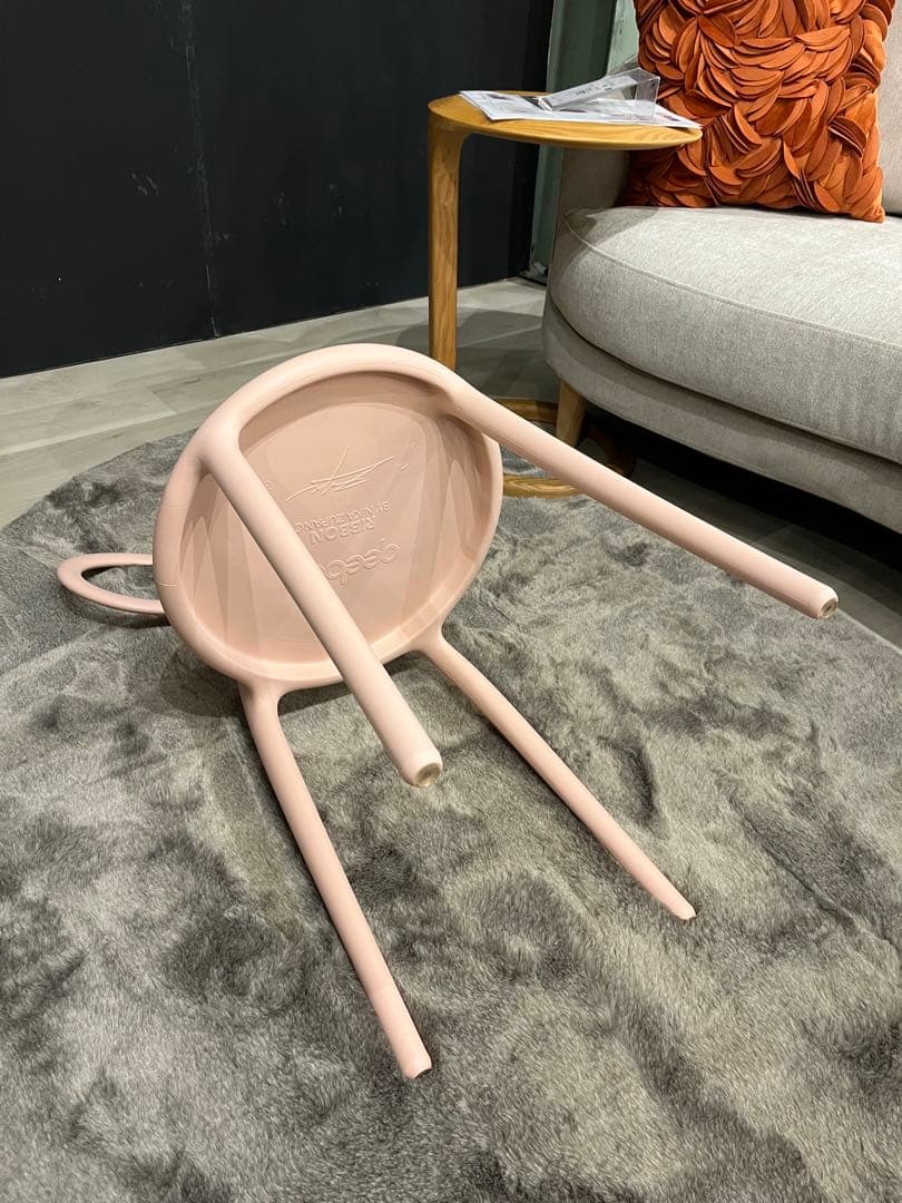 Qeeboo/NIKA ZUPANC リボン チェア[2脚set]　WH・PK色