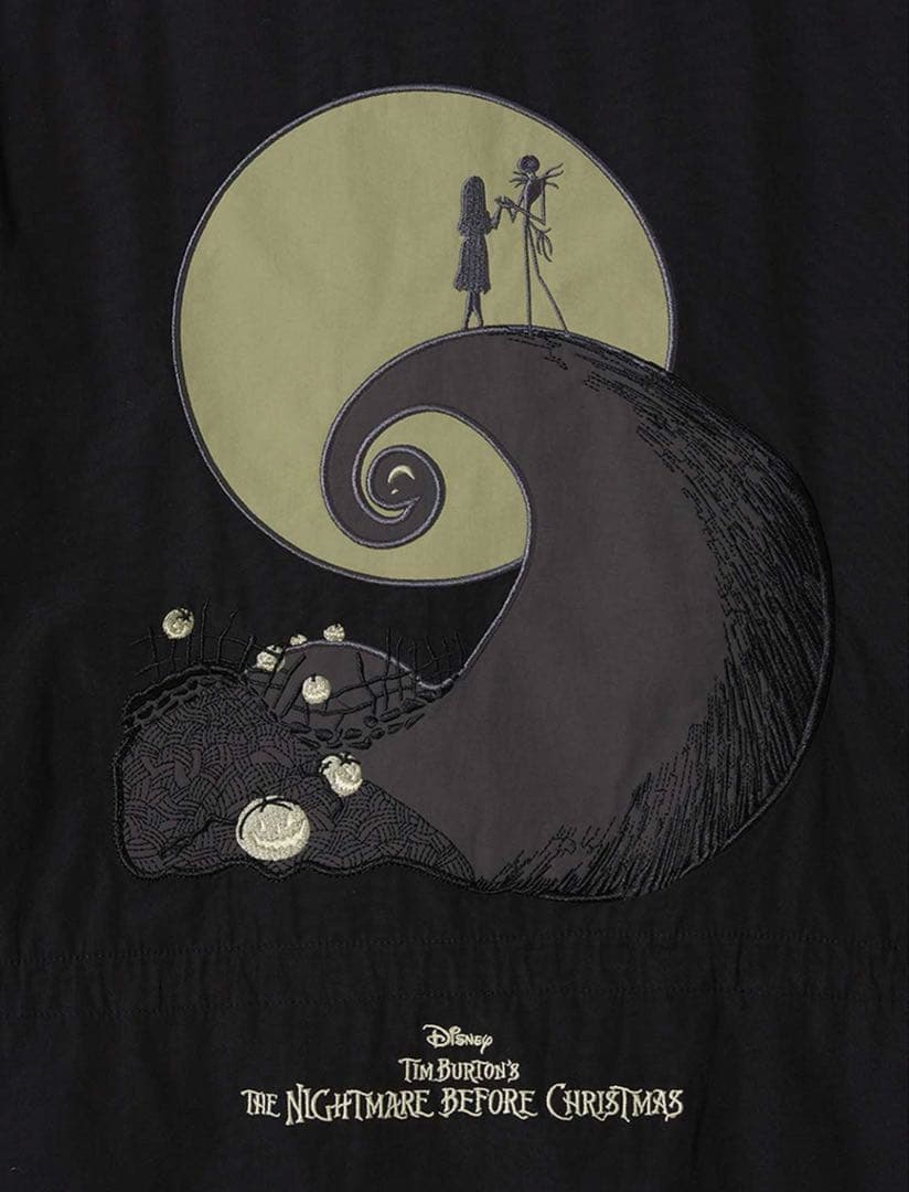 グラニフ　ナイトメアービフォアクリスマス　ショートモッズコート