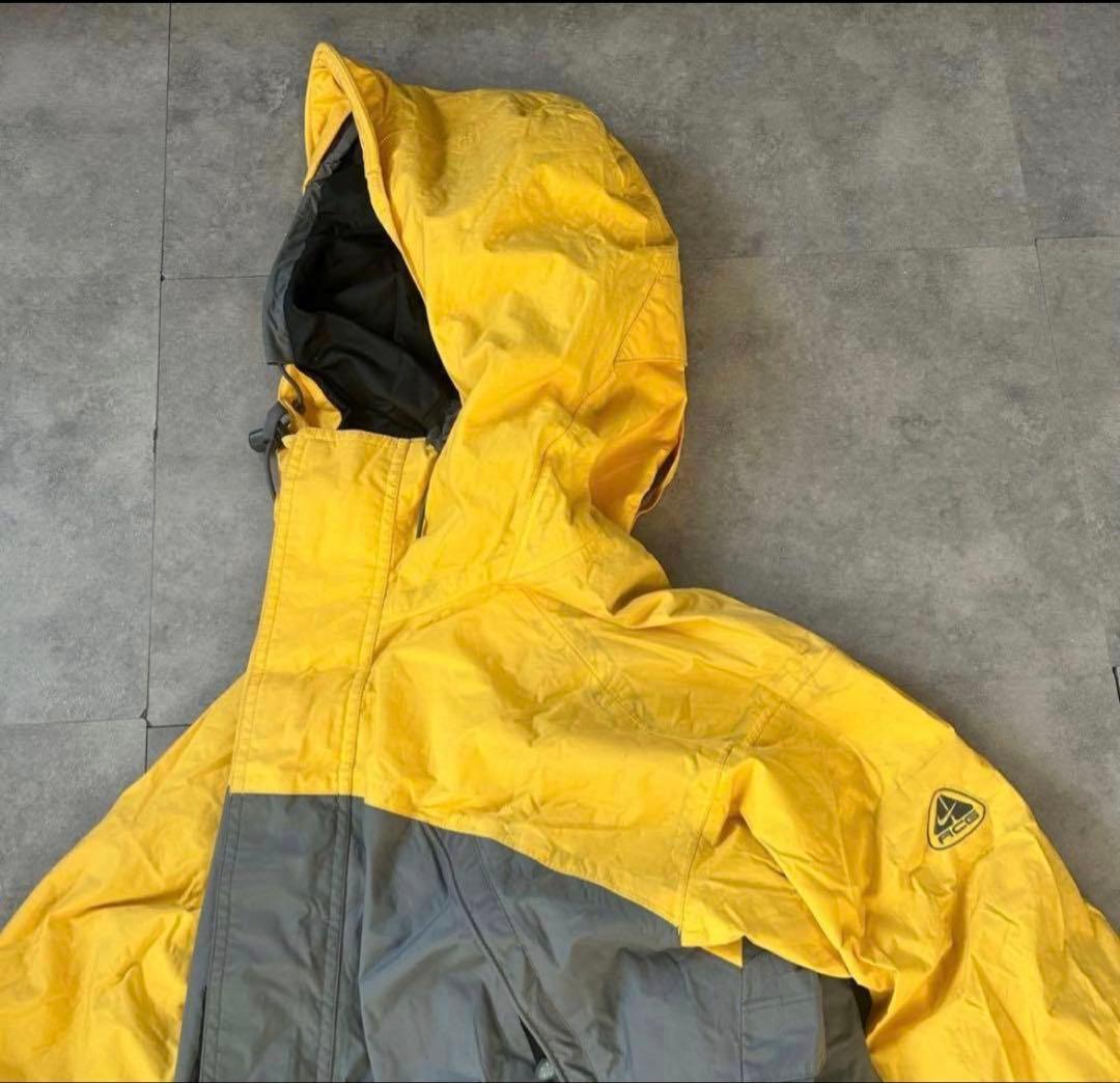 【希少カラー❗️】 90s テック系　Nike ACG マウンテンパーカー　黄色