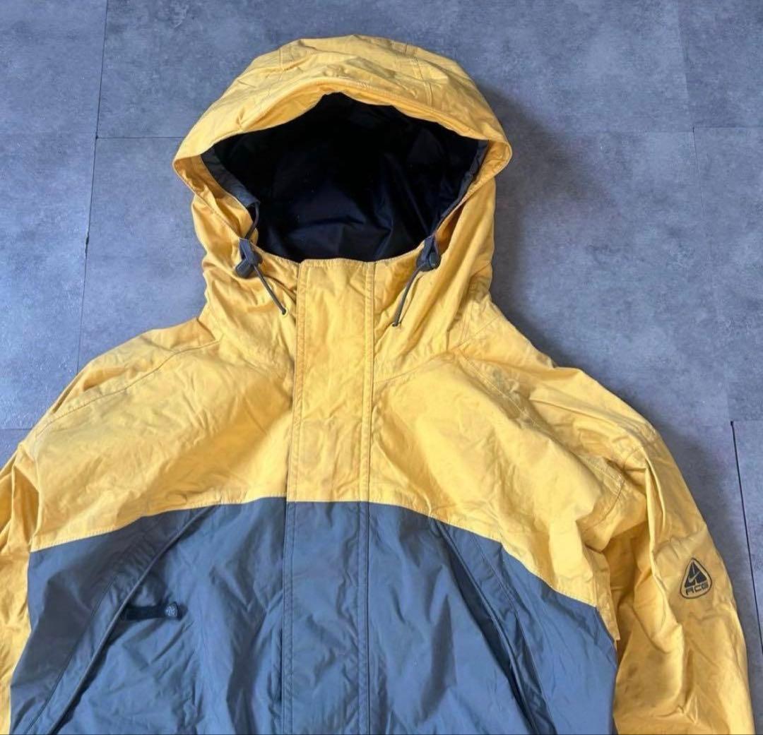 【希少カラー❗️】 90s テック系　Nike ACG マウンテンパーカー　黄色
