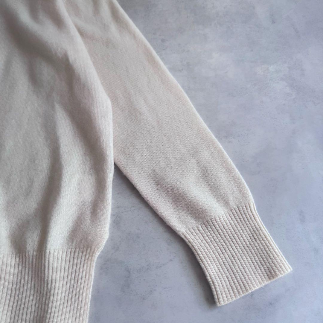 極美品▲ Whim Gazette カシミヤ100% タートルネック ニット