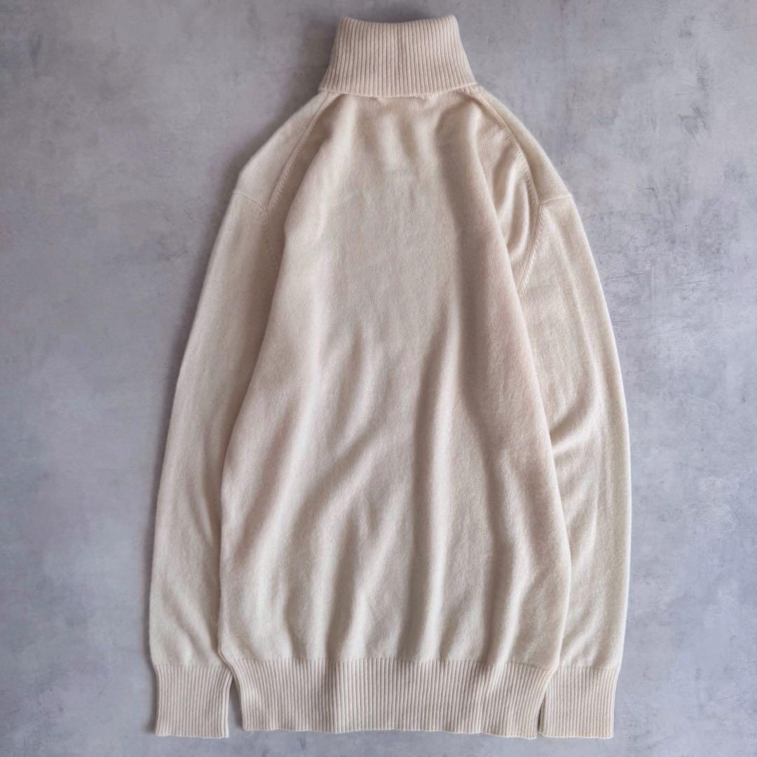極美品▲ Whim Gazette カシミヤ100% タートルネック ニット